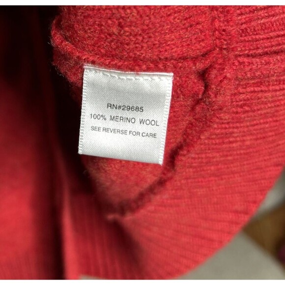 Pendleton Wool Jacket Red Color Boucle Pockets Size M Petite - Picture 4 of 6